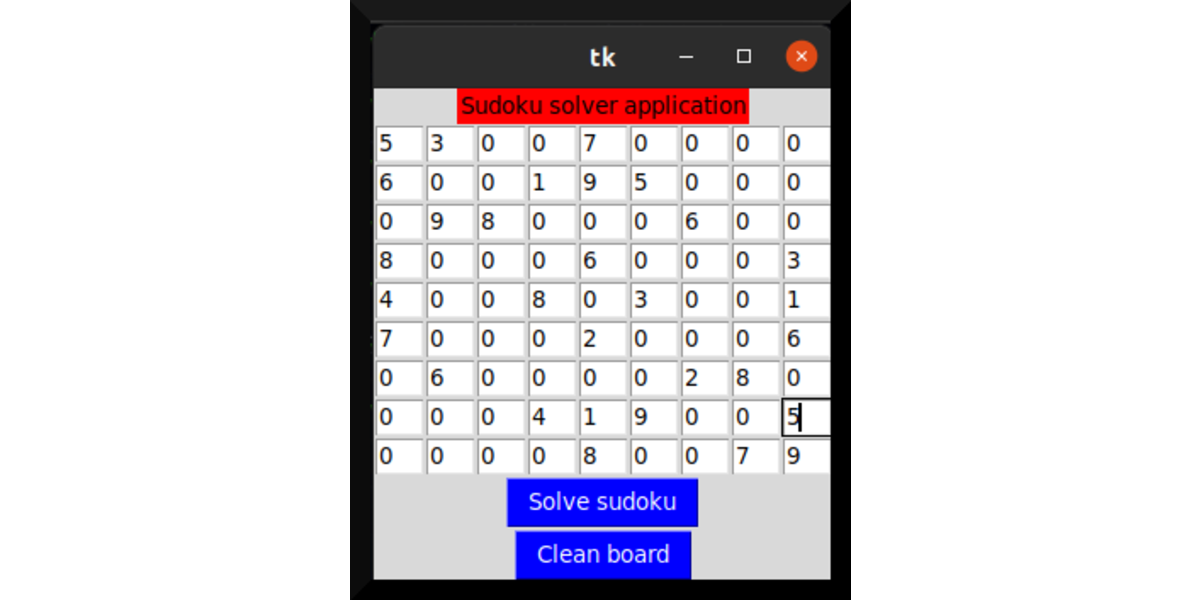 Sudoku Solver
