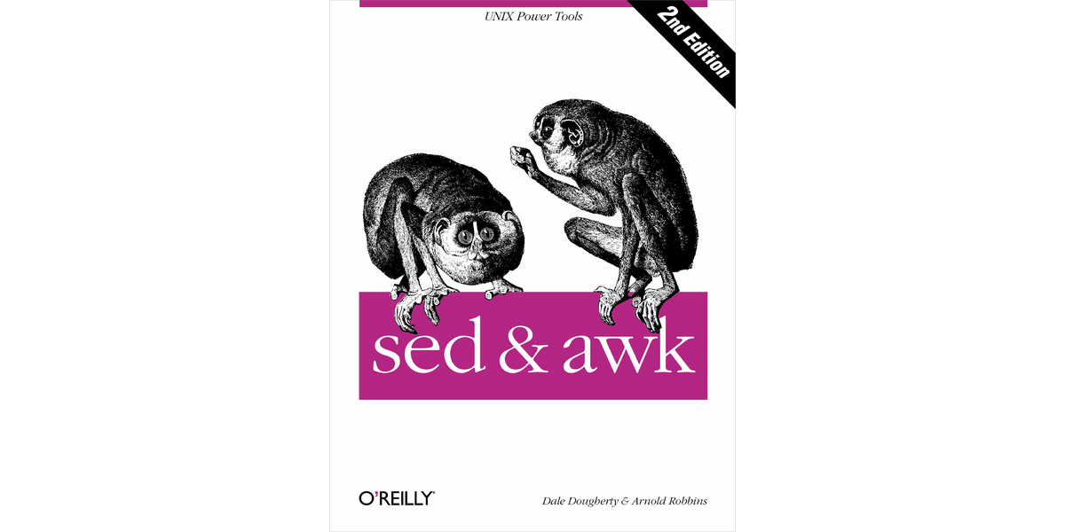 Book Review: sed & awk, 2nd Edition by  Dale Dougherty and  Arnold Robbins